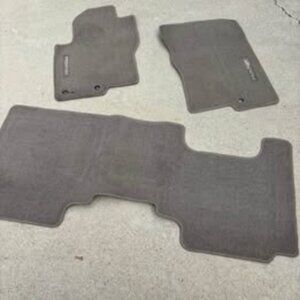 2004-2014 Nissan Frontier King Cab Carpet Floor Mats Set/3 OEM Dark Beige